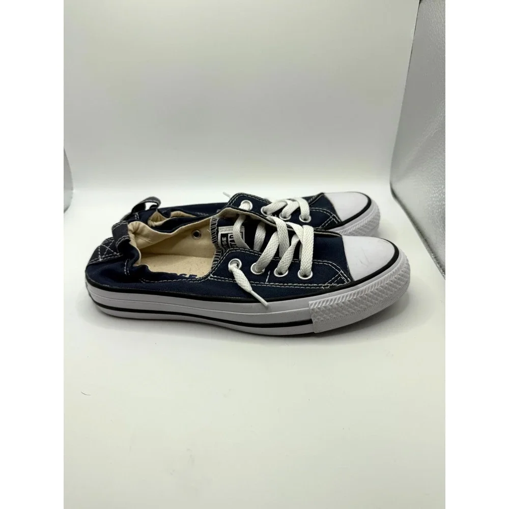 Converse‎ Chuck Taylor All Star Shoreline 537080F Womens 6.5 Sneaker Navy Canvas